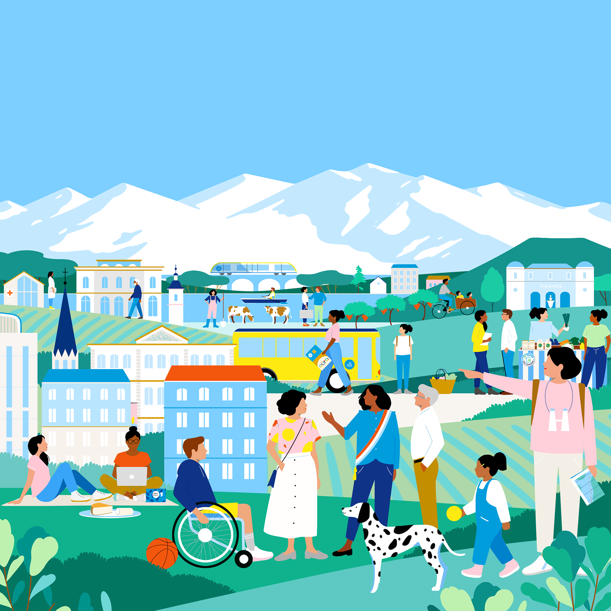 La Région peut vous aider - © J. Guillem / Citizen illustr générique page d'accueil