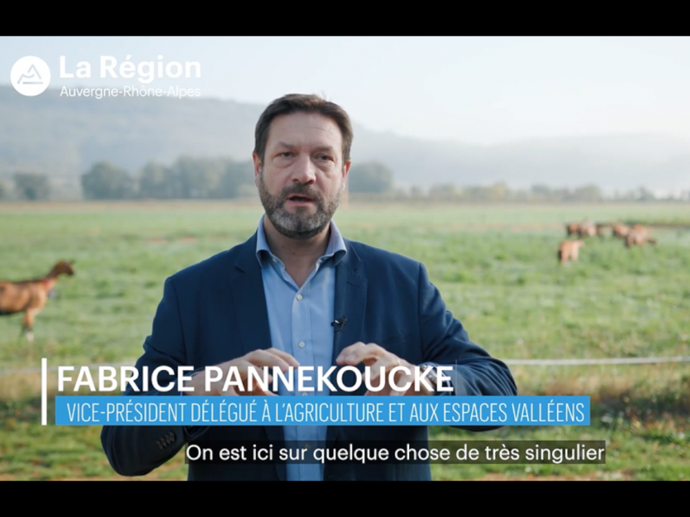 Preview image for the video "Une minute pour des projets : Fabrice Pannekoucke, vice-président à l'agriculture".