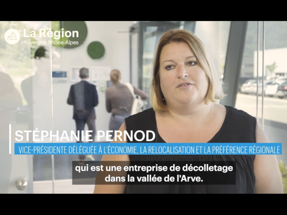 Preview image for the video "Une minute pour des projets : Stéphanie Pernod, première vice-présidente de la Région".