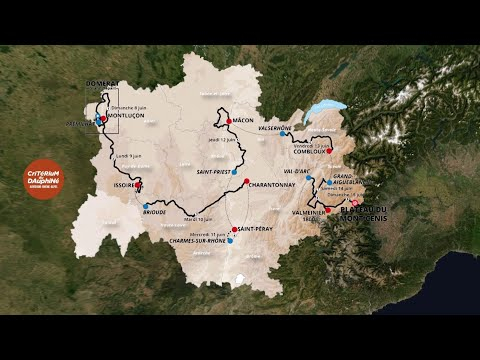 Preview image for the video "Critérium du Dauphiné Auvergne-Rhône-Alpes : le tracé de l'édition 2025".