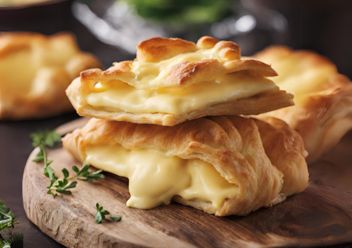 Rissoles au fromage à Raclette de Savoie IGP fumé et duxelles de champignons