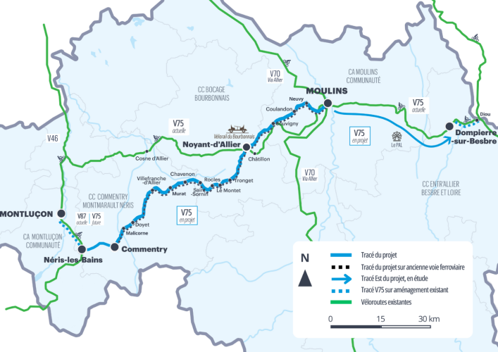 Carte V75 Ouest