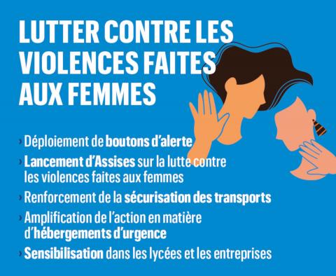 Infographie lutte conte les violences faites aux femmes