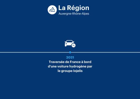 2021 : Traversée de France à bord d’une voiture hydrogène par le groupe Iojelis