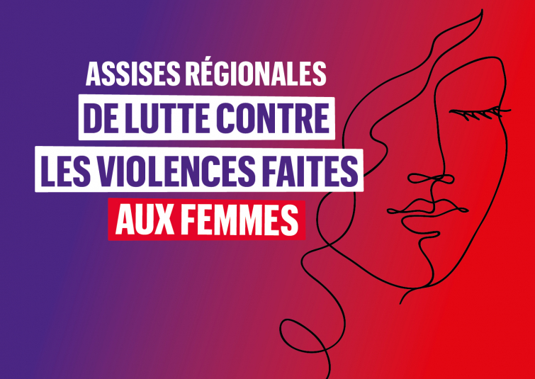 Visuel pour les assises régionales de lutte contre les violences faites aux femmes