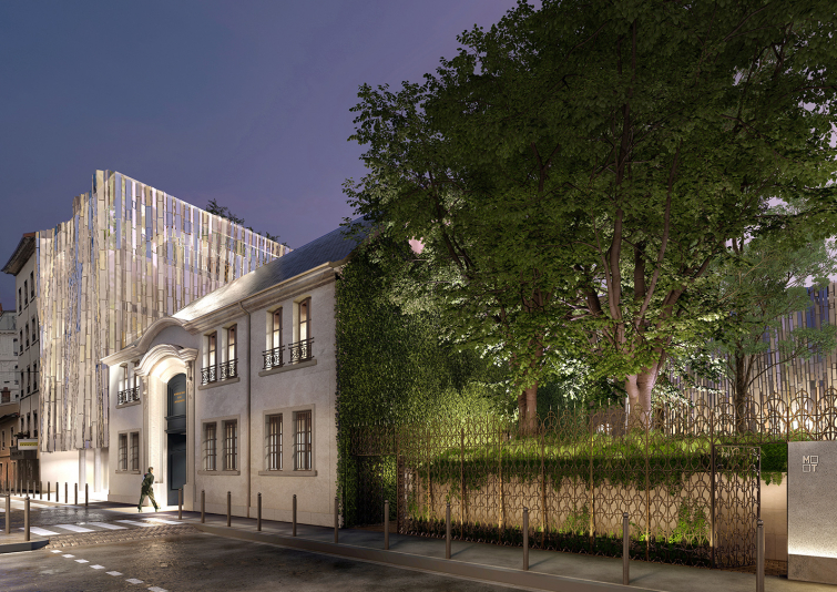 Musée des tissus et des arts décoratifs de Lyon - © Agence Rudy Ricciotti Musée des tissus et des arts décoratifs de Lyon