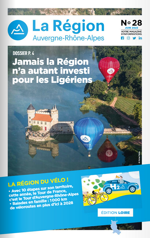 couv Mag 28 juin 2023 - © Région Auvergne-Rhône-Alpes couv Mag 28 juin 2023