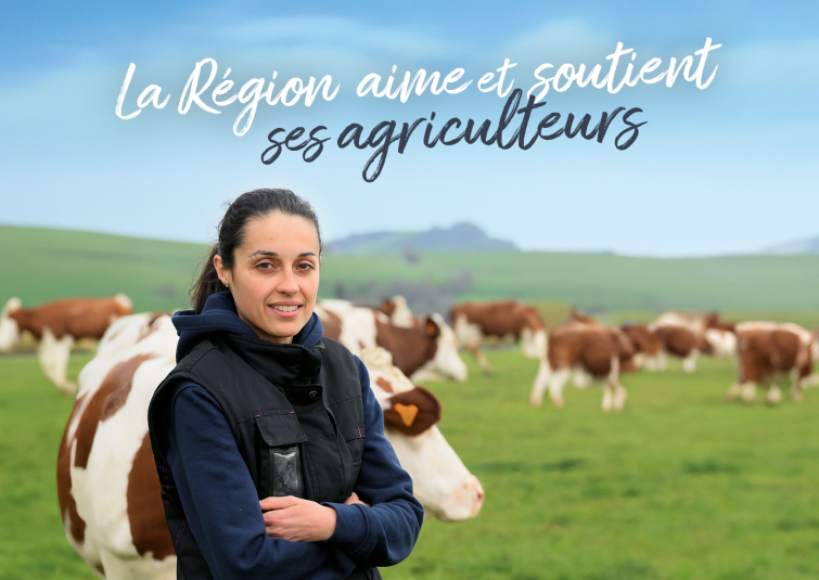 visuel la Région aime et soutient ses agriculteurs