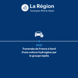 2021 : Traversée de France à bord d’une voiture hydrogène par le groupe Iojelis
