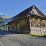 Grange à parois inclinées à Être (Jarsy, Savoie)