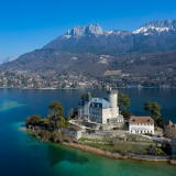 Château de Châteauvieux ou de Ruphy, sur le lac d'Annecy à Duingt (Haute-Savoie)